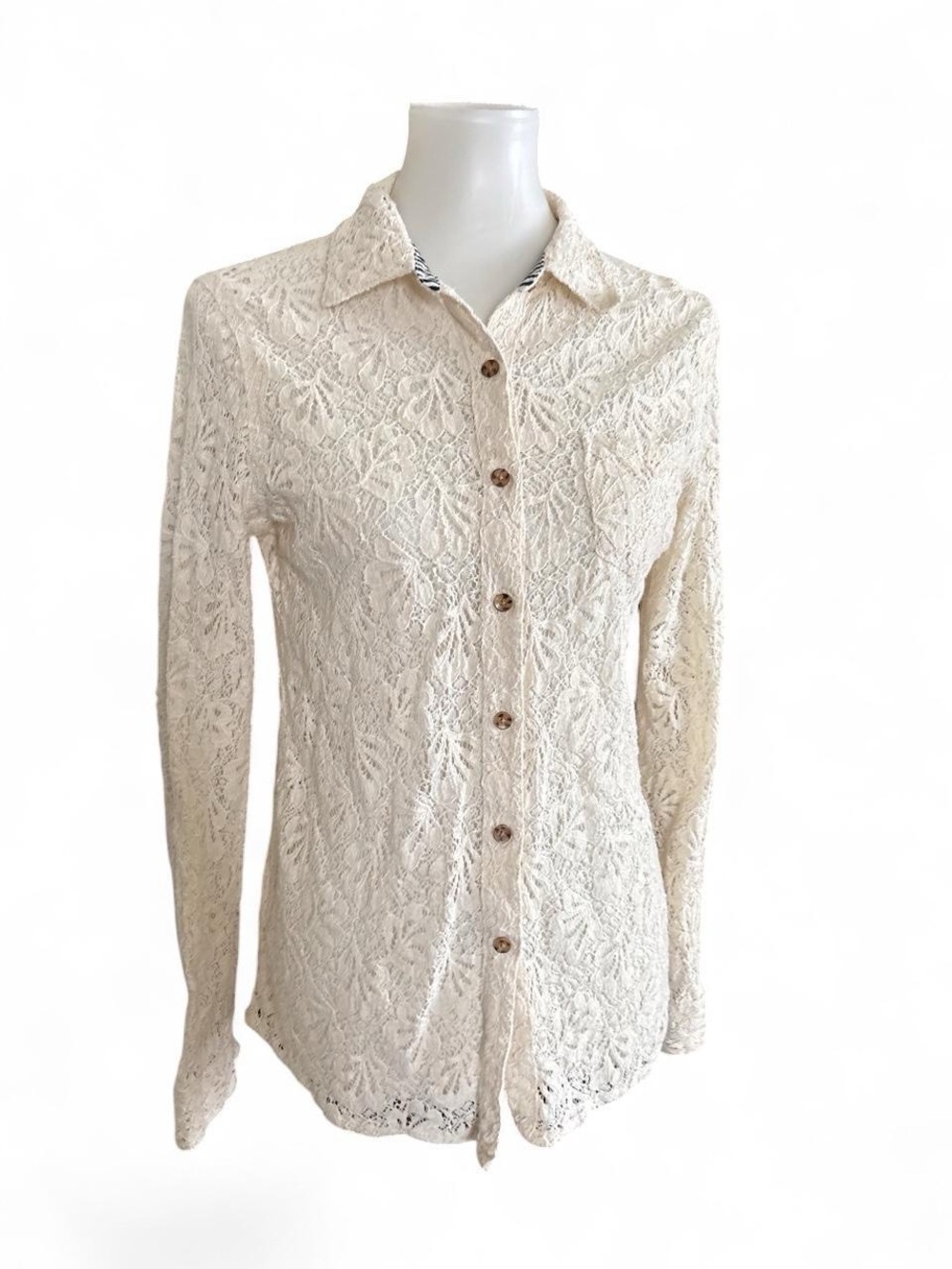 Volcom lace shirt blouse top